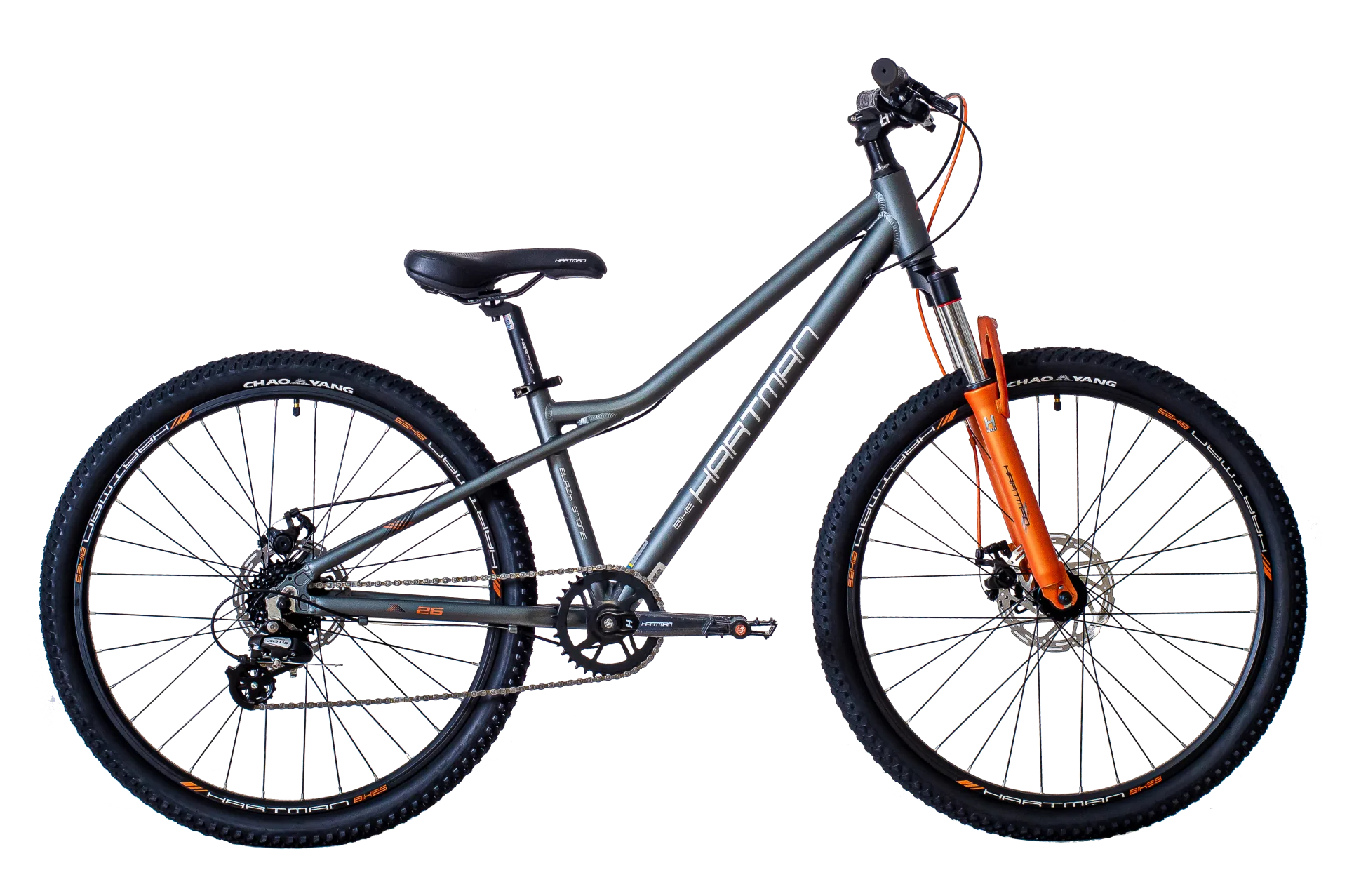 26" Black Stone — Grau / Orange — Bild 3
